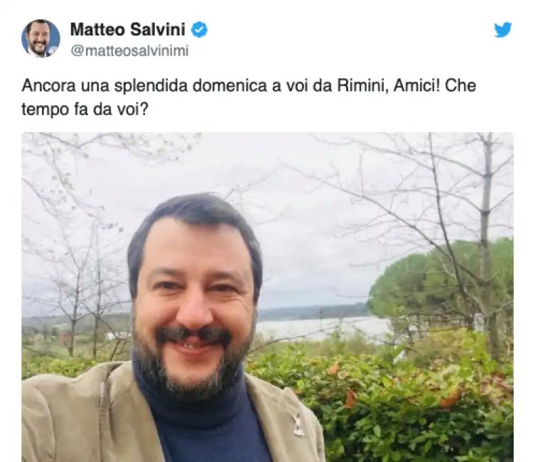 matteo salvini maltempo