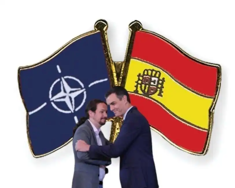 nato spagna pedro sanchez pablo iglesias