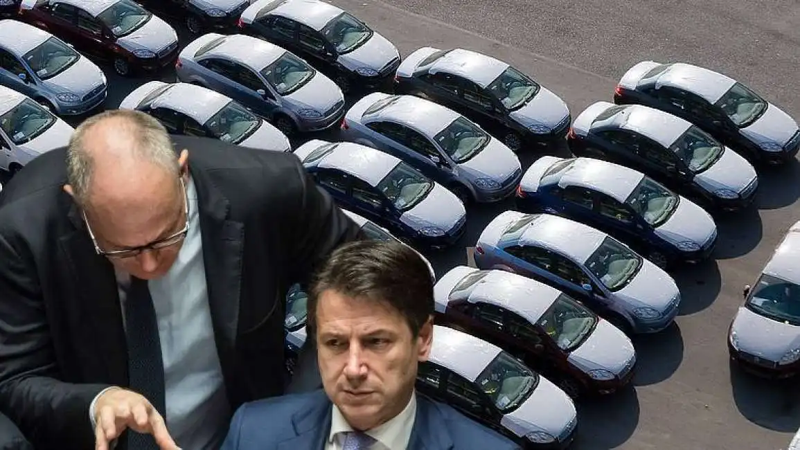 roberto gualtieri giuseppe conte auto aziendali