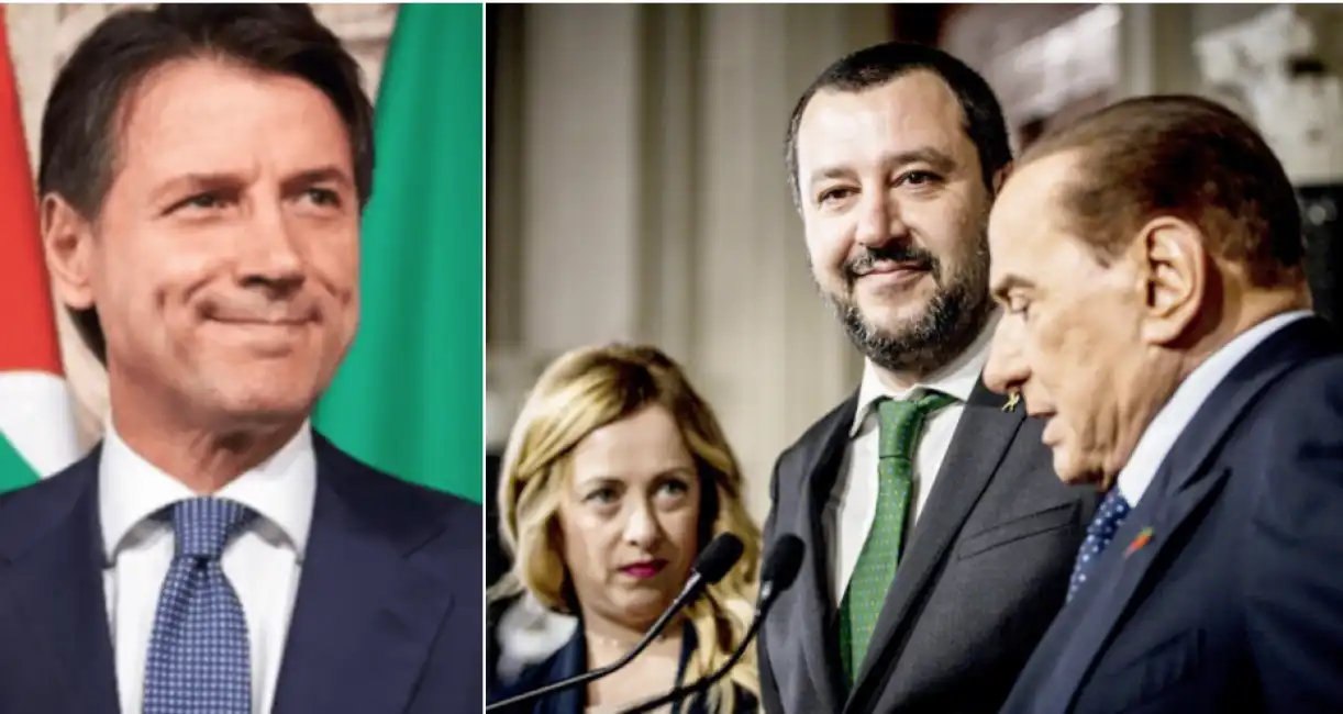 conte meloni salvini berlusconi