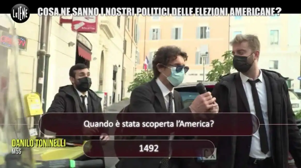 danilo toninelli - quiz delle iene ai politici sulle elezioni usa