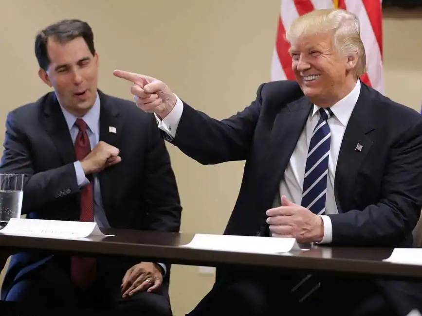 donald trump scott walker