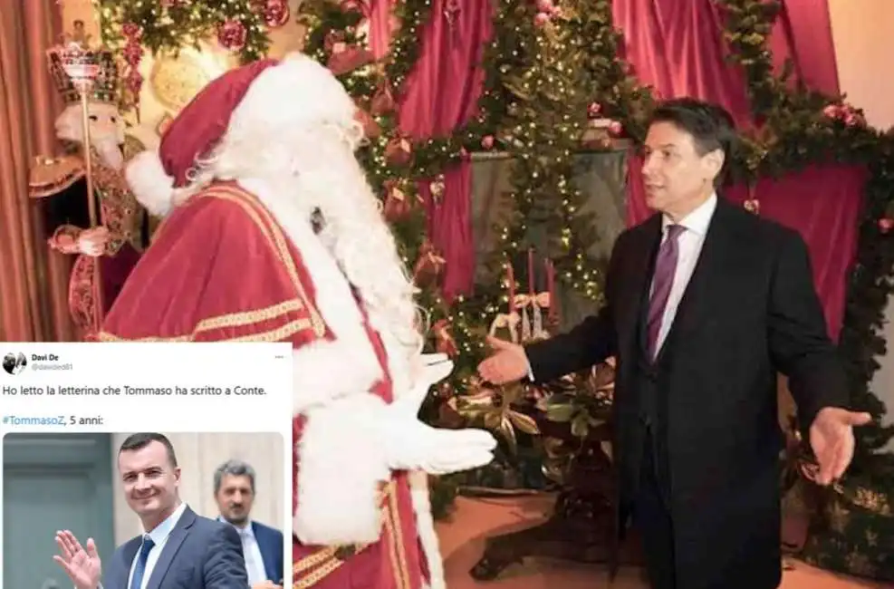 giuseppe conte babbo natale rocco casalino