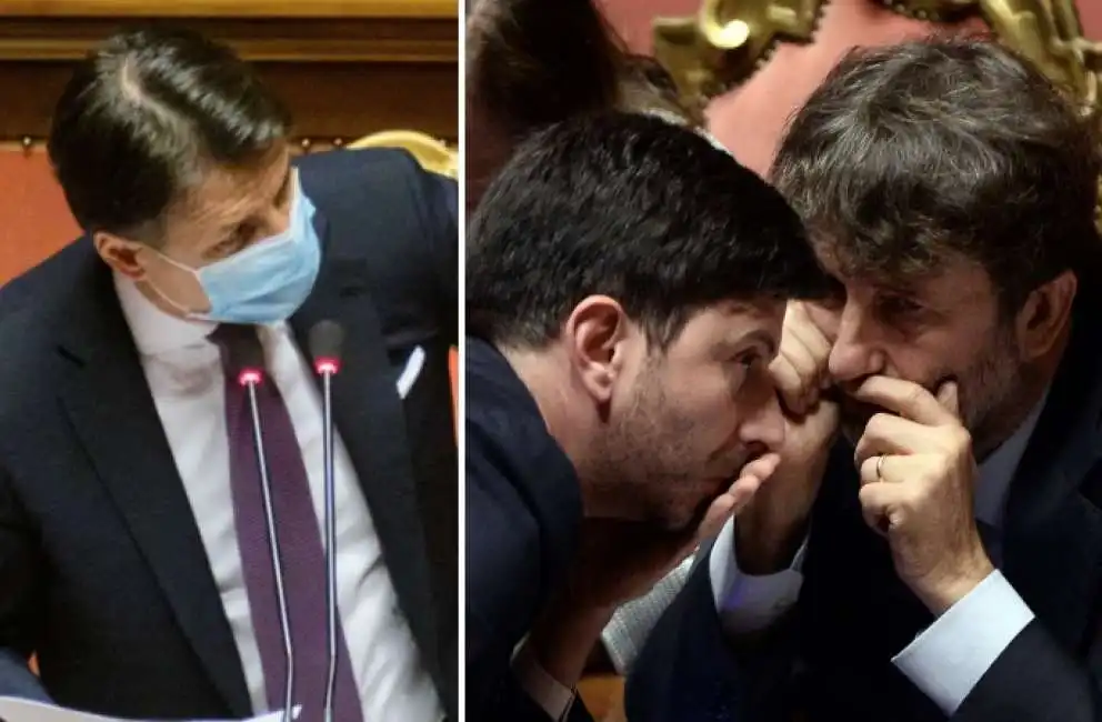 giuseppe conte dario franceschini roberto speranza