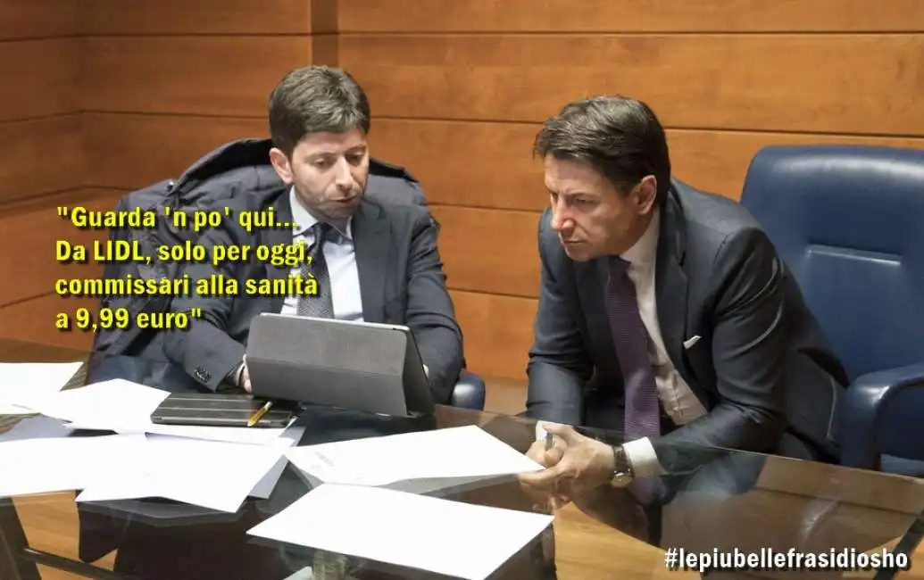 giuseppe conte roberto speranza