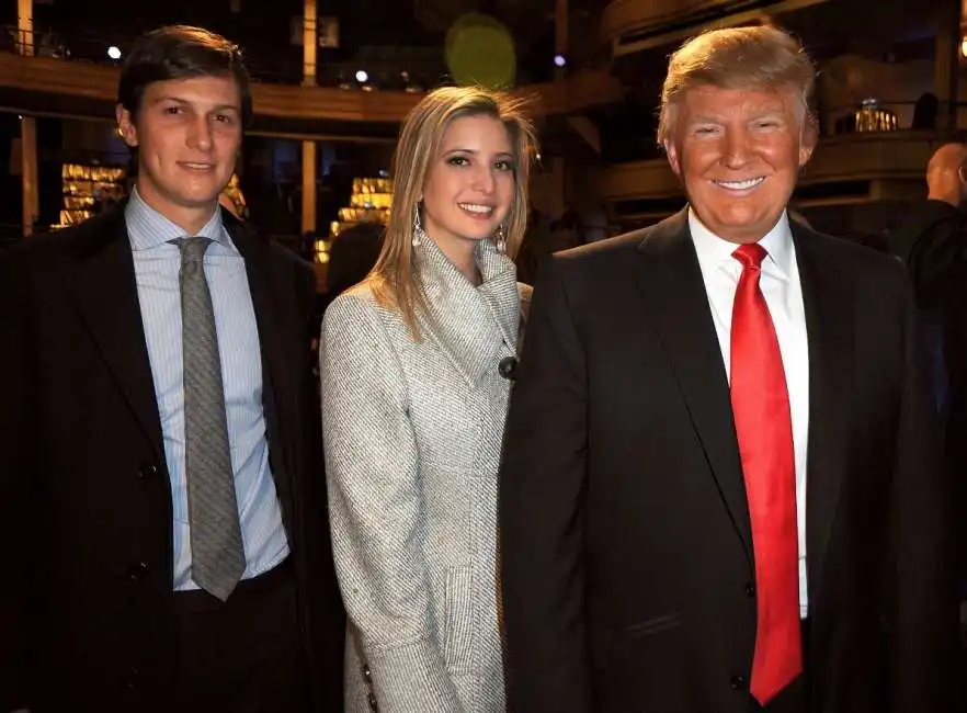 jared kushner con ivanka e donald trump