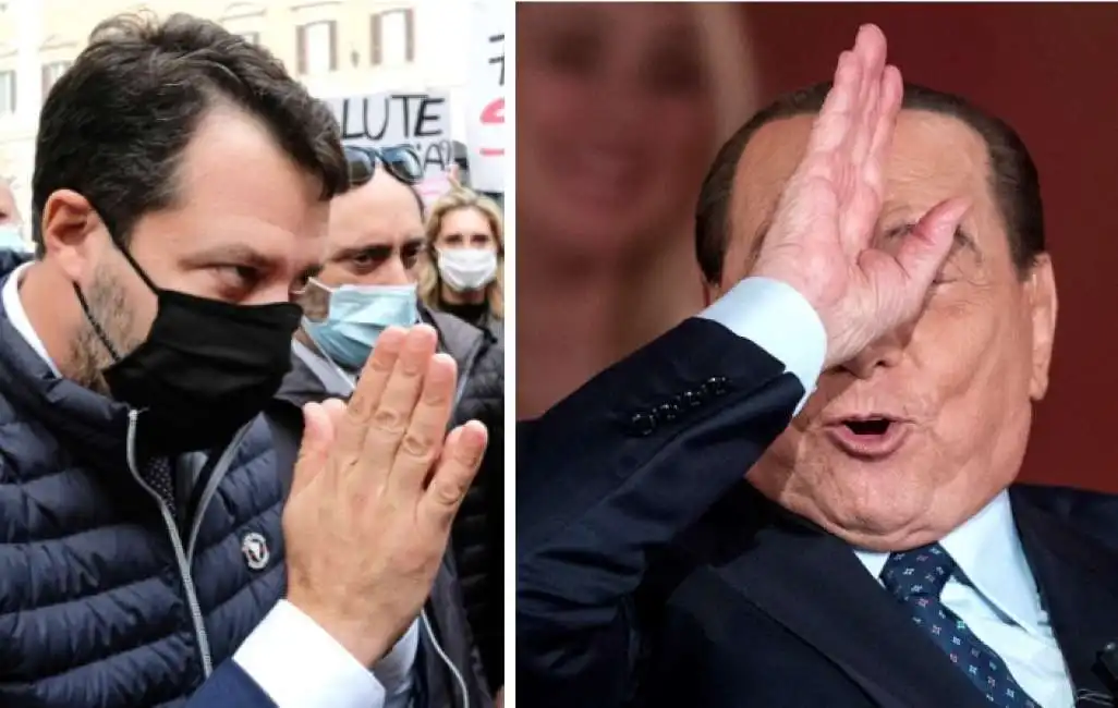 matteo salvini silvio berlusconi