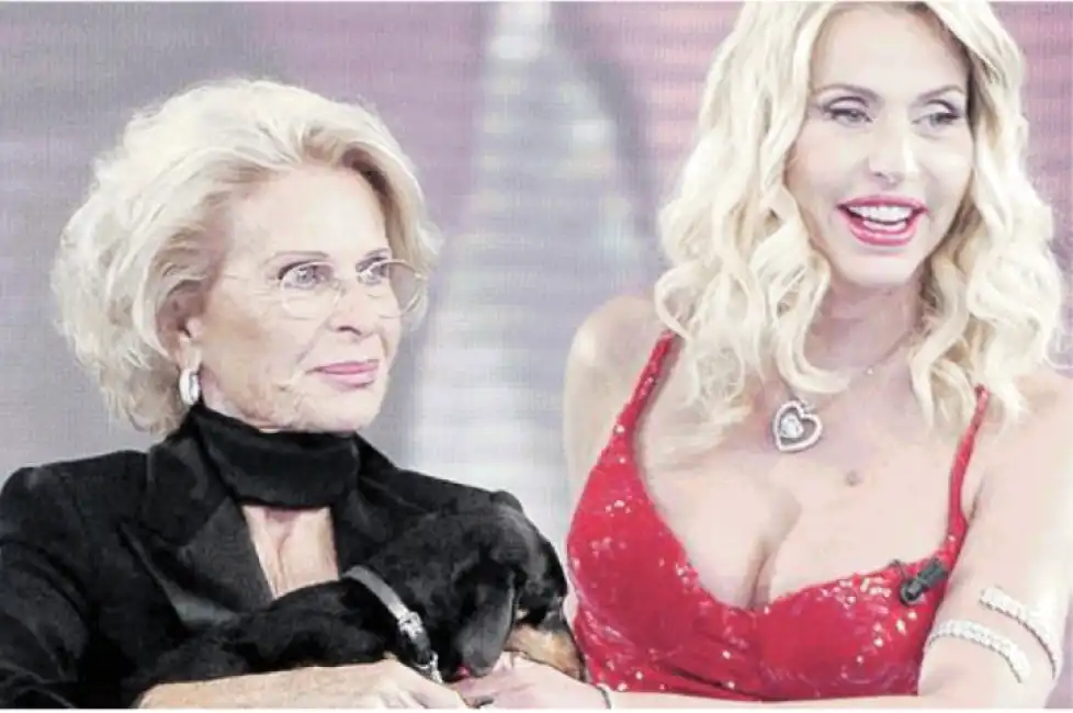 valeria marini e la mamma