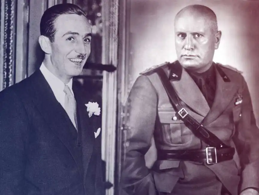 walt disney benito mussolini