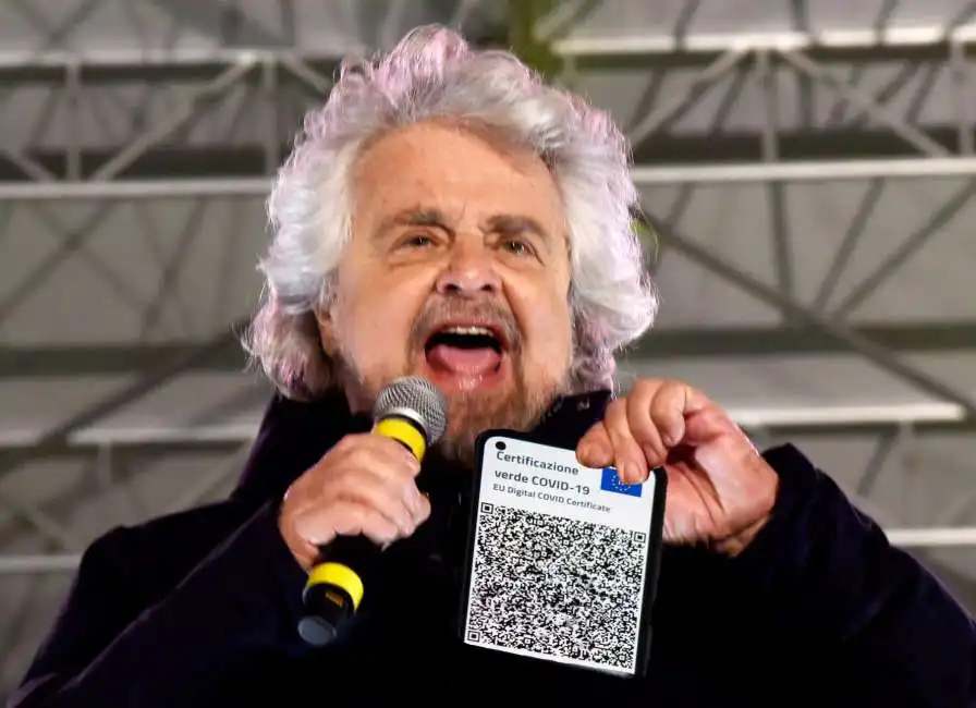 beppe grillo green pass