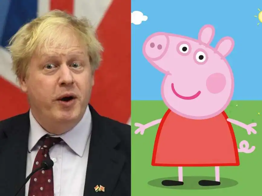 boris johnson peppa pig 