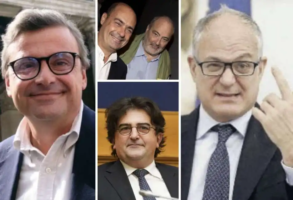 carlo calenda roberto gualtieri claudio mancini nicola zingaretti goffredo bettini 