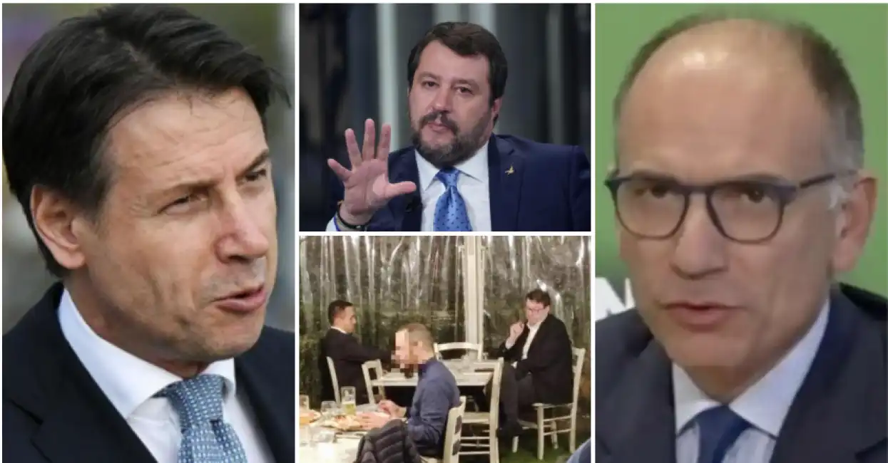 conte letta salvini di maio giorgetti