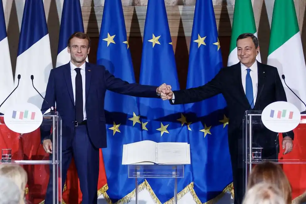 emmanuel macron mario draghi 