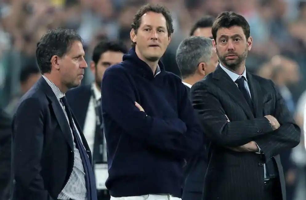 fabio paratici john elkann andrea agnelli 