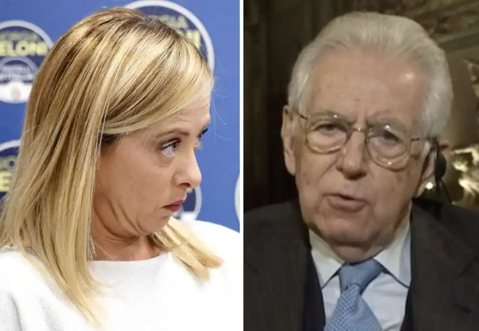 giorgia meloni mario monti