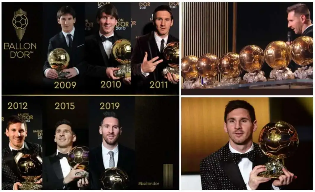 i palloni d oro di messi