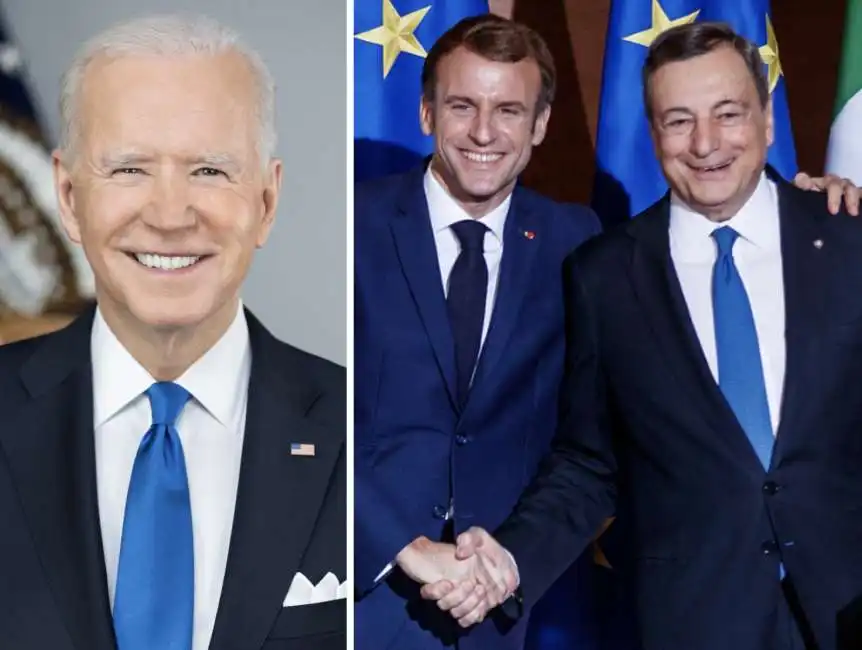 joe biden mario draghi emmanuel macron