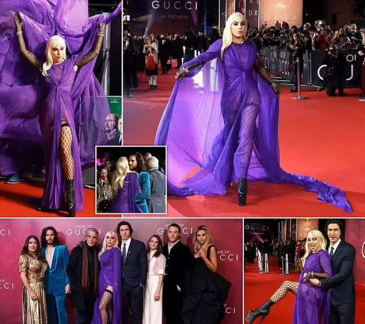 lady gaga big premier house of gucci londra