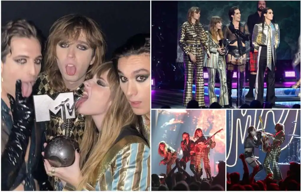 maneskin miglior band rock agli ema