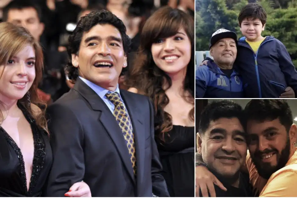 maradona figli figlie eredita eredi