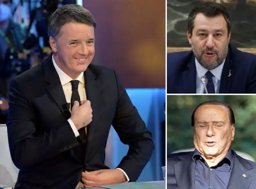 matteo renzi salvini silvio berlusconi 