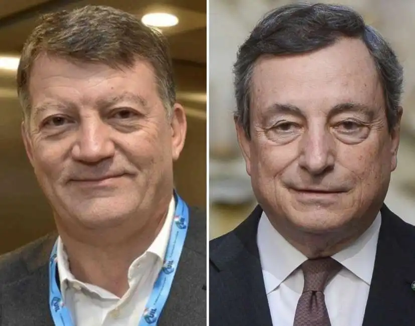 pierpaolo bombardieri mario draghi 