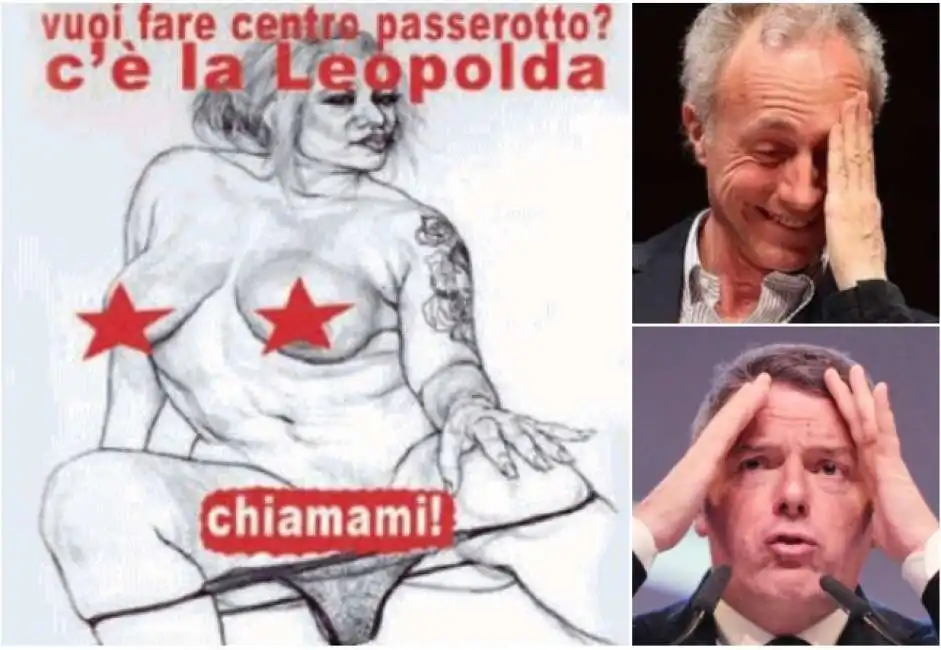 renzi travaglio leopolda mannelli