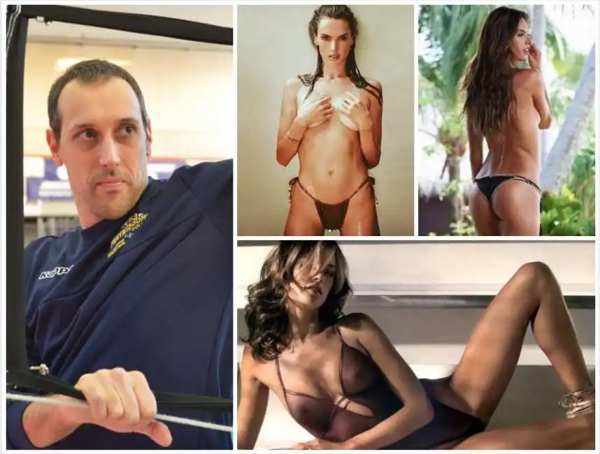 roberto cazzaniga pallavolista modella alessandra ambrosio