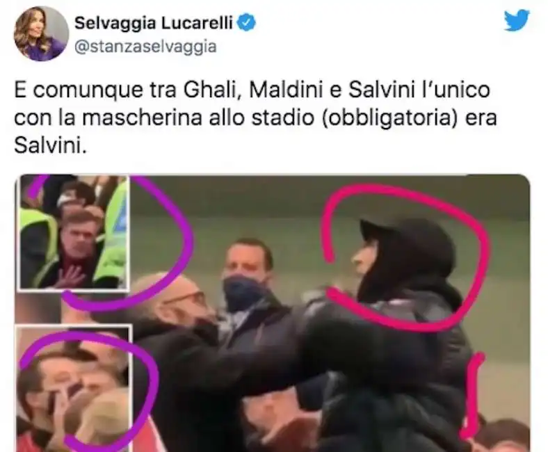 selvaggia lucarelli su salvini e ghali