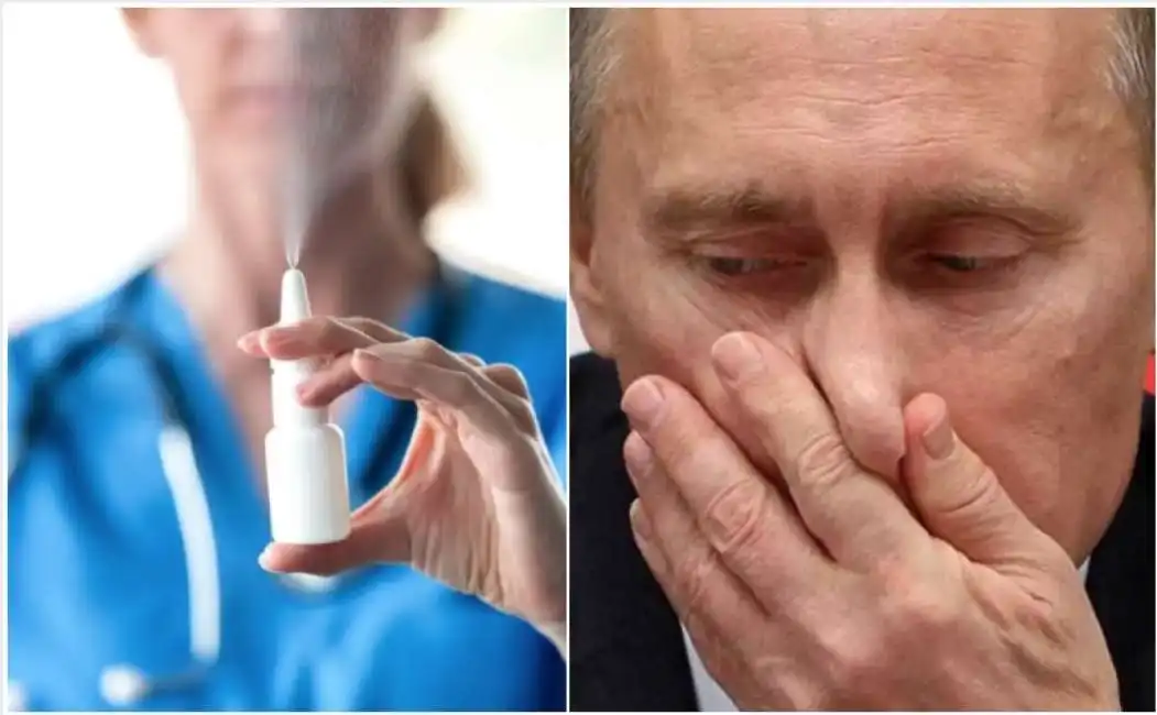 vladimir putin spray nasale