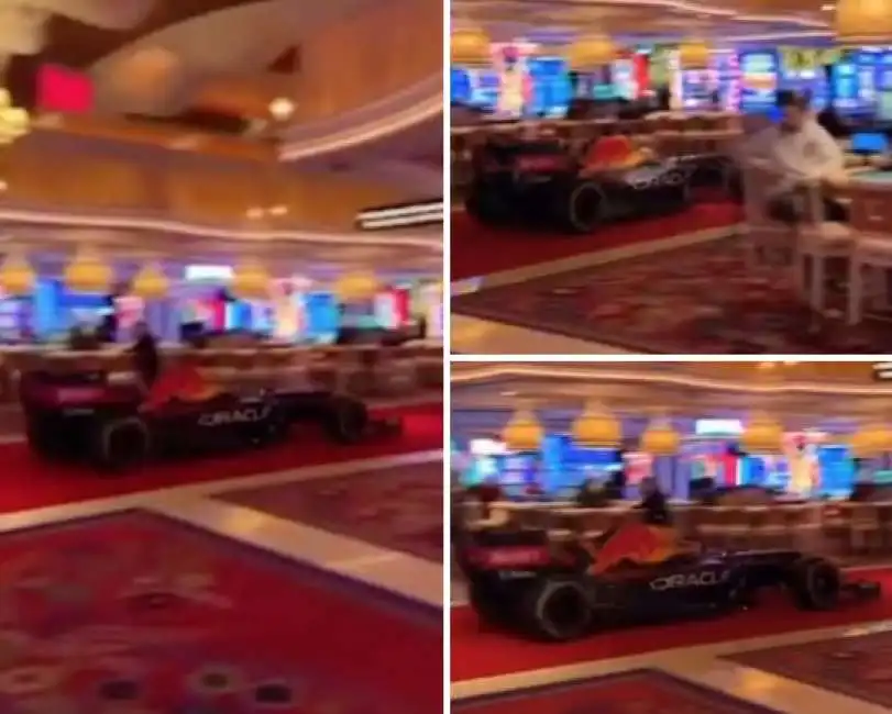 auto di formula uno nel casino di las vegas 