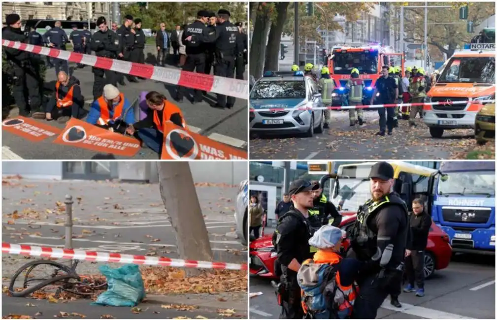 ciclista morto berlino attivisti ultima generazione berlino