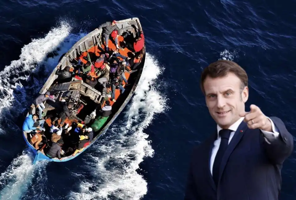 emmanuel macron migranti 