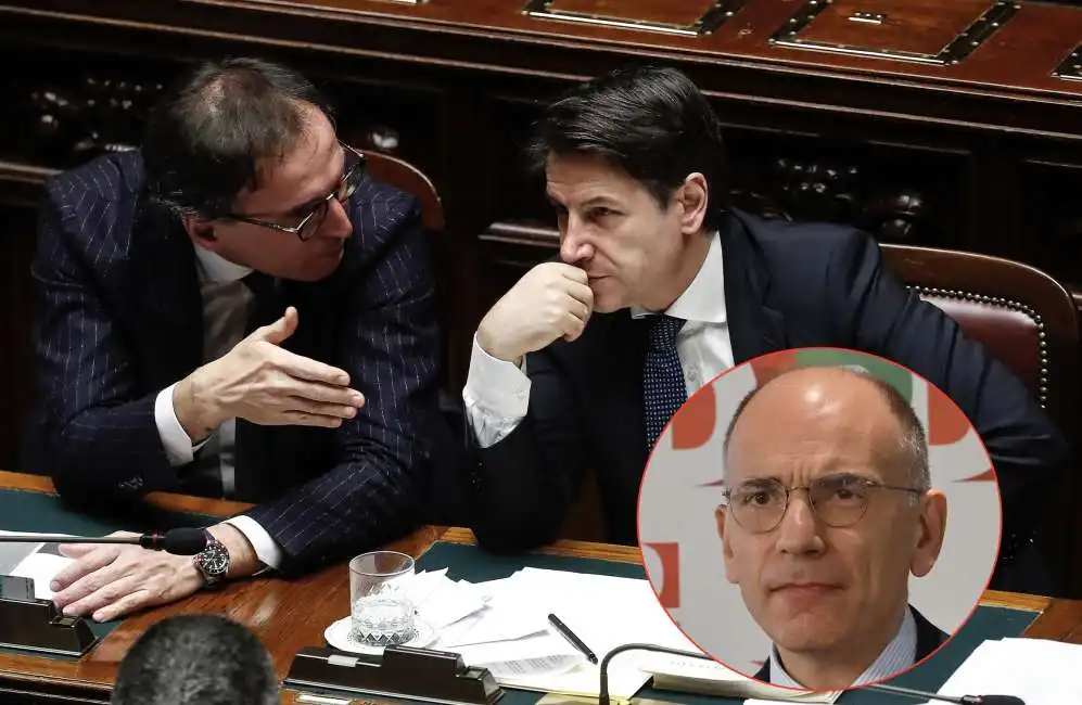 francesco boccia giuseppe conte enrico letta