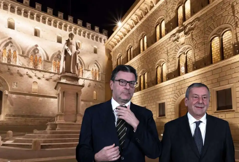 giancarlo giorgetti francesco profumo mps monte dei paschi di siena 