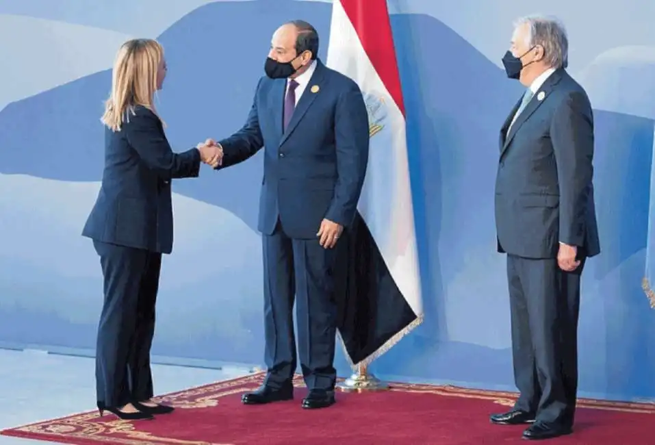 giorgia meloni al sisi egitto