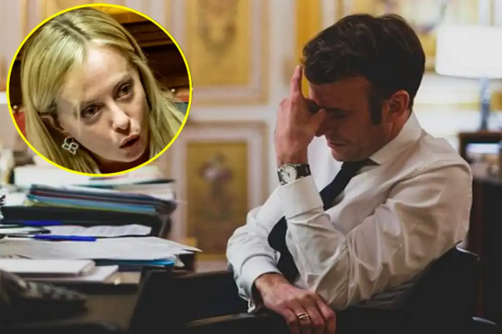 giorgia meloni emmanuel macron