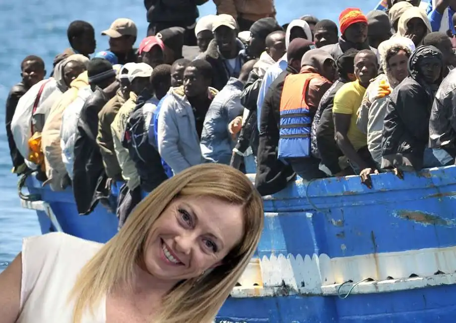 giorgia meloni migranti