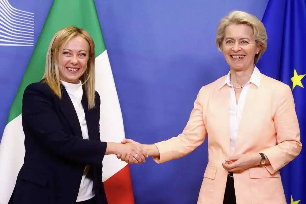 giorgia meloni ursula von der leyen 