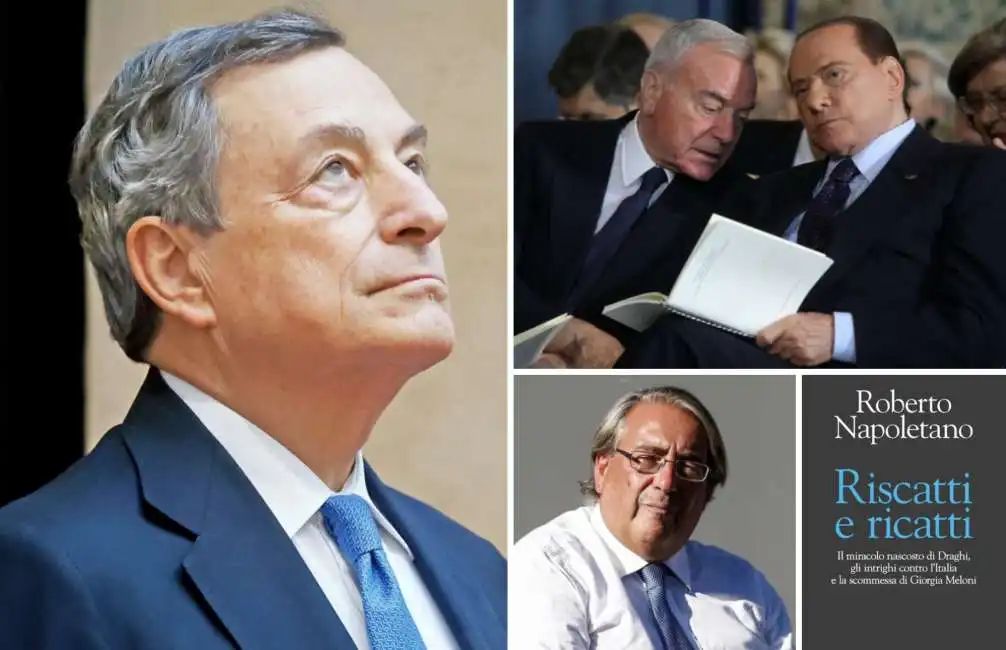 mario draghi gianni letta roberto napoletano silvio berlusconi 