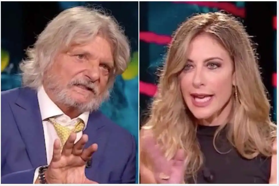 massimo ferrero francesca fagnani belve