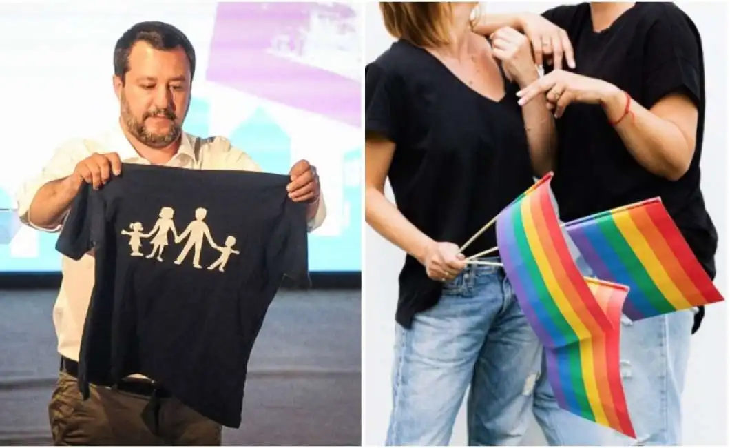 matteo salvini famiglia genitore 1 genitore 2