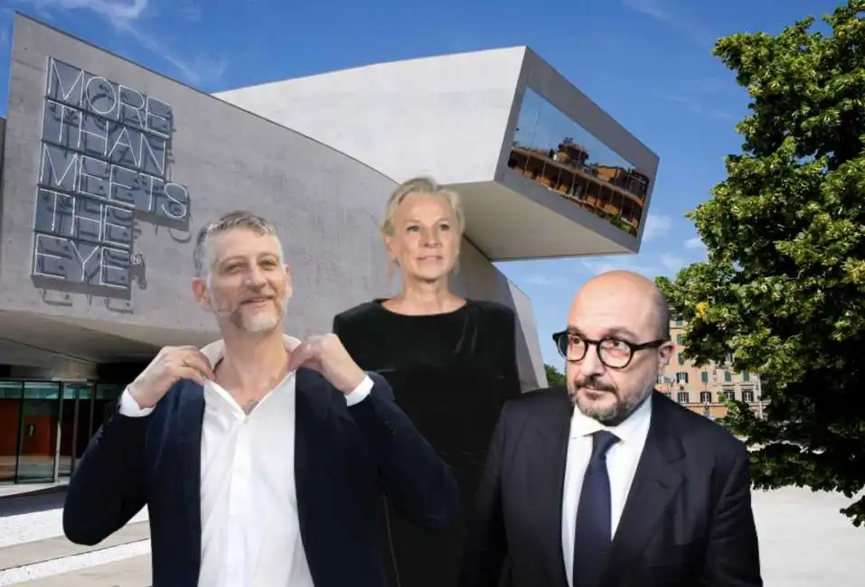 maxxi alessandro giuli giovanna melandri gennaro sangiuliano 