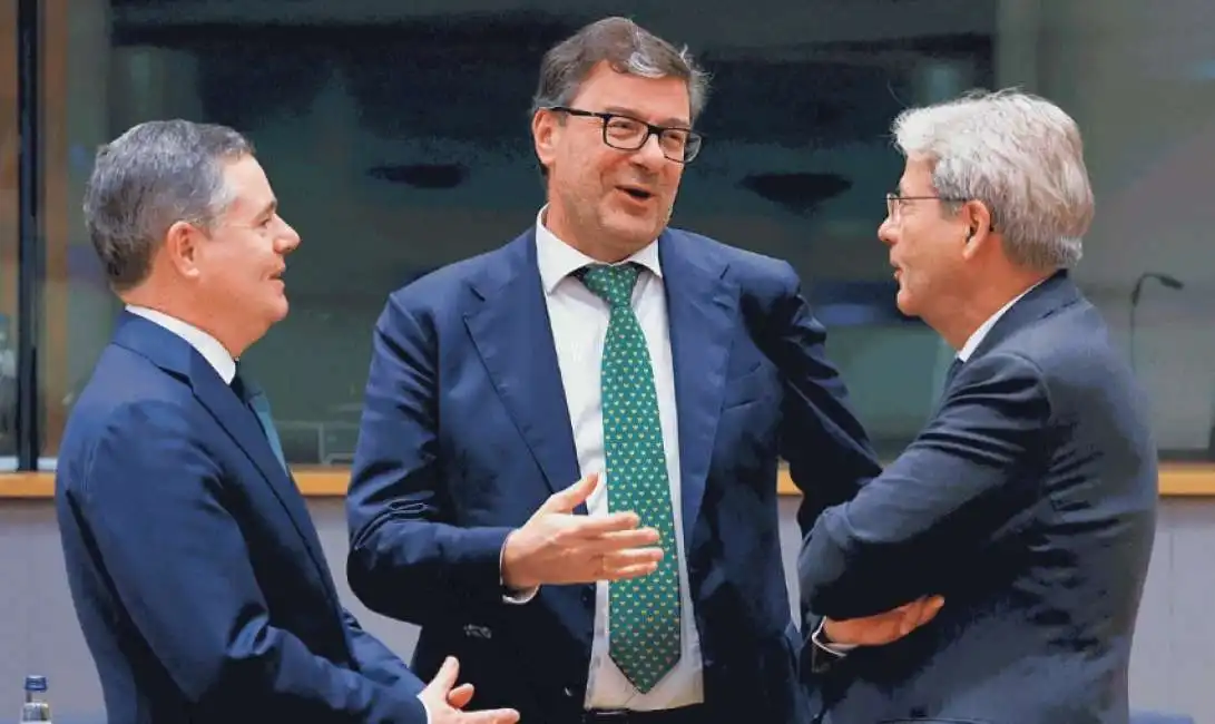 paschal donohoe - giancarlo giorgetti - paolo gentiloni