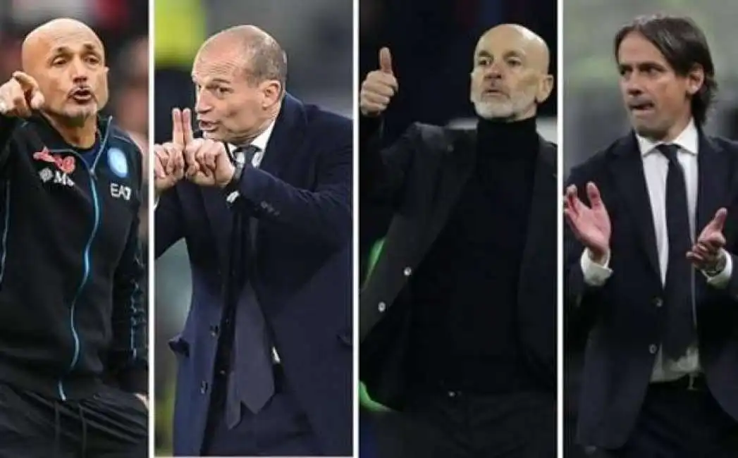 pioli spalletti inzaghi allegri