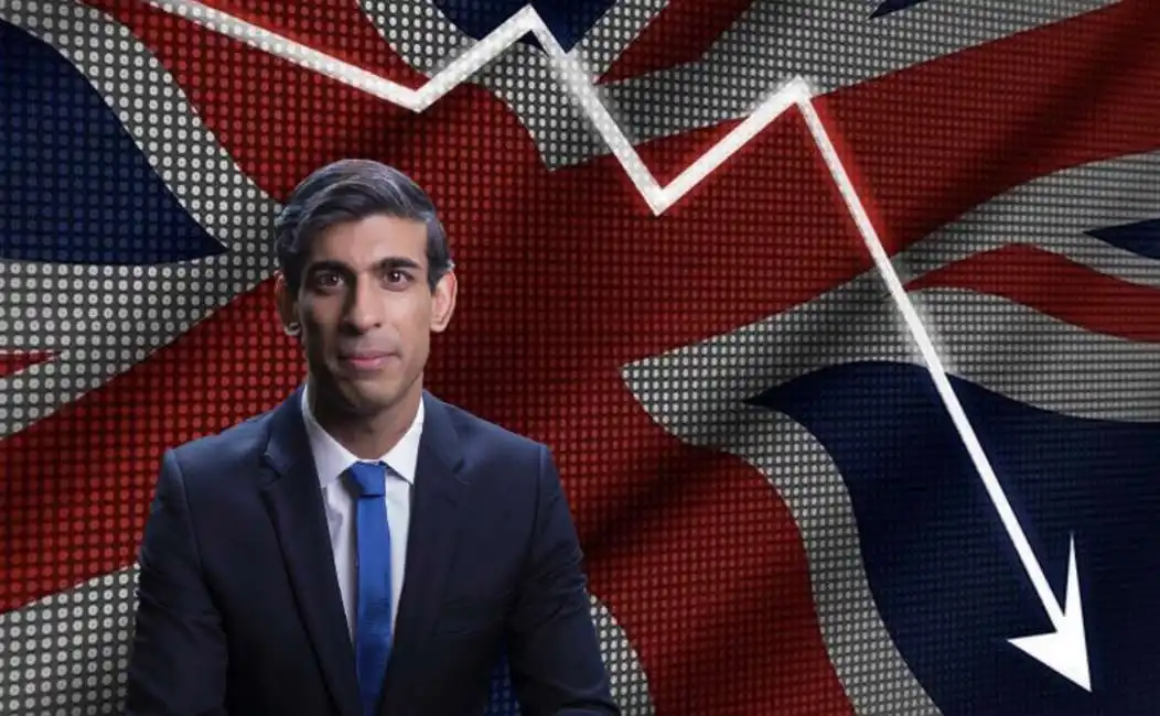 rishi sunak regno unito londra crisi recessione 