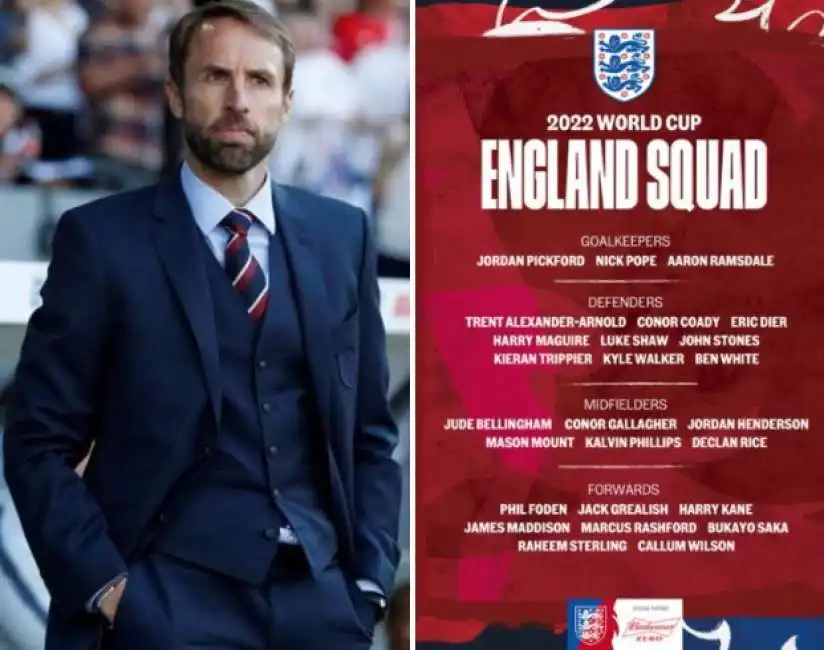 southgate convocazioni