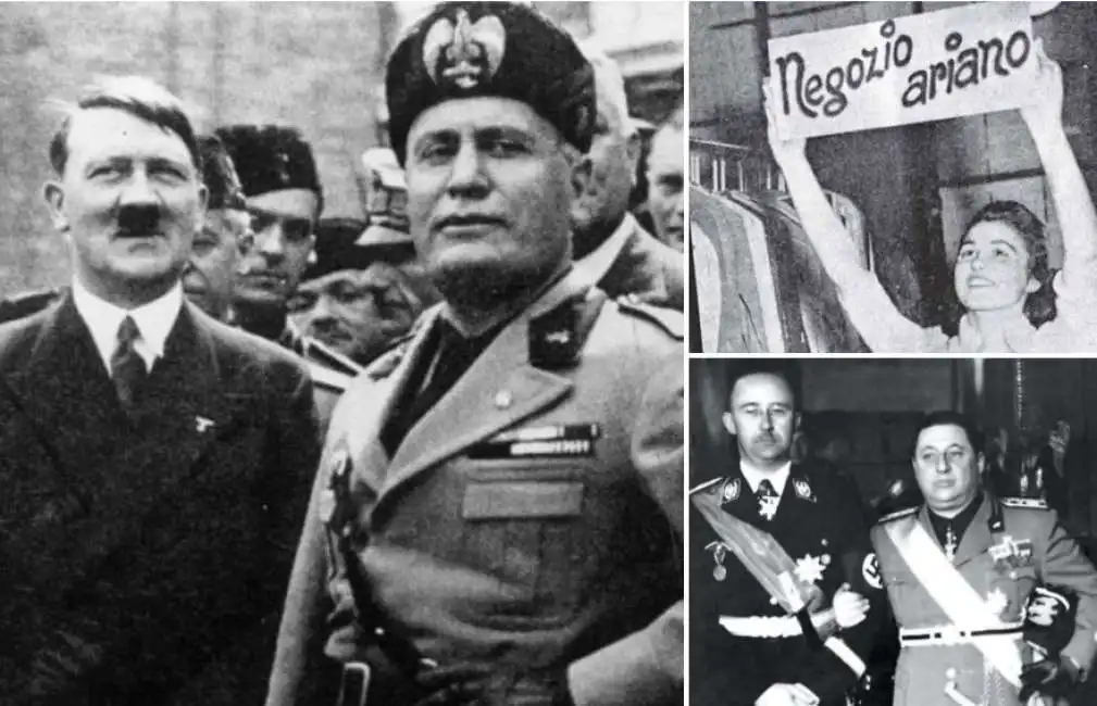 benito mussolini adolf hitler ebrei italiani