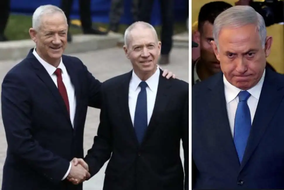 benny gantz yoav gallant benjamin netanyahu 